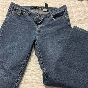 DKNY Women's Straight Leg Blue Jeans
